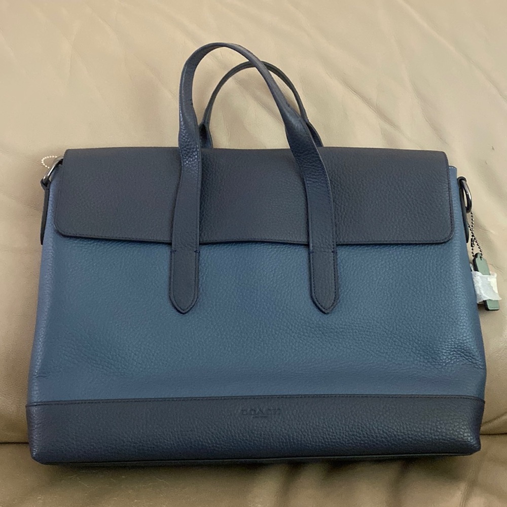 Vintage Rare Coach Sullivan Portfolio  briefcase.Leather.Professional.Unisex